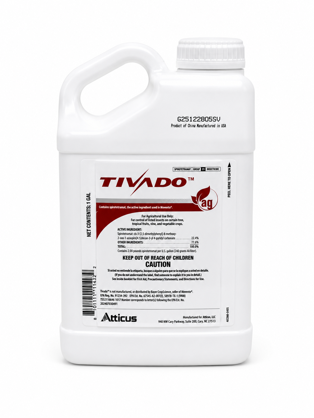 (image for) Tivado Insecticide - 1 Gallon (compare to Movento)